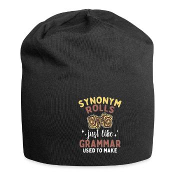 Funny Synonym Rolls - Jersey-Beanie - Schwarz - Vorne