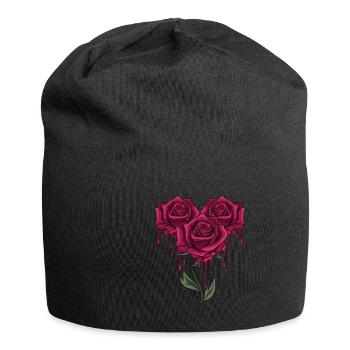Gardening Roses - Jersey-Beanie - Schwarz - Vorne