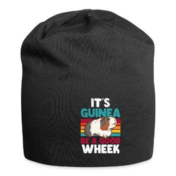 Funny Cute It's Guinea Be A Good Wheek - Jersey-Beanie - Schwarz - Vorne