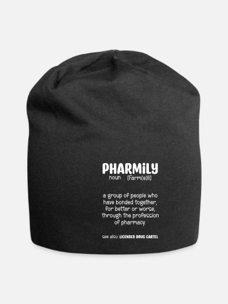 Pharmily Pharmacists Group - Jersey-Beanie - Schwarz