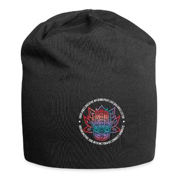 Lotus Flower Yoga Live Balance - Jersey-Beanie - Schwarz - Vorne