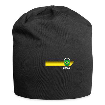 Brazil Brazilian Seleção Football Fan Jersey - Jersey Beanie - black - Front
