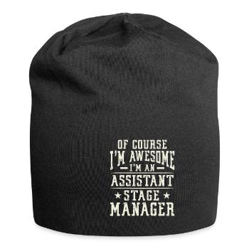 Awesome Assistant Stage Manager - Jersey-Beanie - Schwarz - Vorne