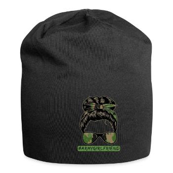 Army Girlfriend - Jersey-Beanie - Schwarz - Vorne
