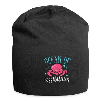 Cute Octo Oceans Of Possibilities - Jersey-Beanie - Schwarz - Vorne