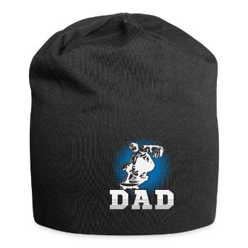 Retro Skateboard Dad - Jersey-Beanie - Schwarz - Vorne
