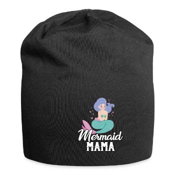 Sea Maid Mama - Jersey-Beanie - Schwarz - Vorne