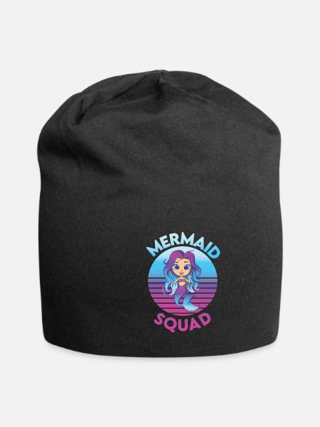 Sea Maid Squad - Jersey-Beanie - Schwarz
