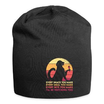 Funny Dog Every Meal You Make - Jersey-Beanie - Schwarz - Vorne