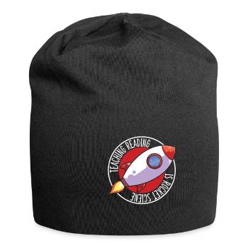 Funny Teaching Reading Is Rocket Science - Jersey-Beanie - Schwarz - Vorne