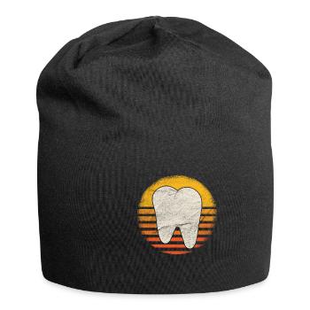 Vintage Retro Dentist Tooth - Jersey-Beanie - Schwarz - Vorne