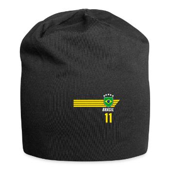 Brazil Brazilian Seleção Football Fan Jersey - Jersey Beanie - black - Front