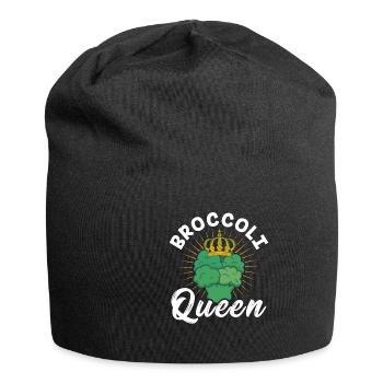 Broccoli Queen - Jersey-Beanie - Schwarz - Vorne