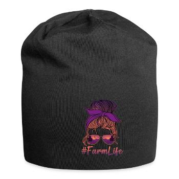 Farmer Life - Jersey-Beanie - Schwarz - Vorne