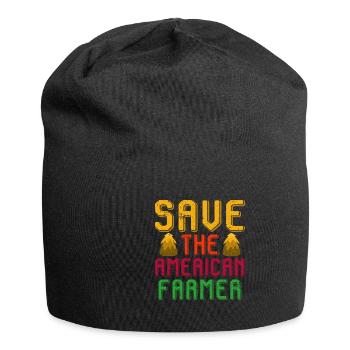 Save American Farmer - Jersey-Beanie - Schwarz - Vorne