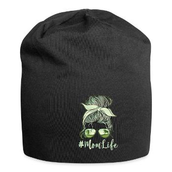 Mom Life Hunting - Jersey-Beanie - Schwarz - Vorne