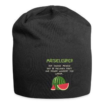 Mathematiker Mathematik Mathe Examen Lehramt - Jersey-Beanie - Schwarz - Vorne
