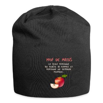 Mathematiker Mathematik Mathe Examen Lehramt - Jersey-Beanie - Schwarz - Vorne