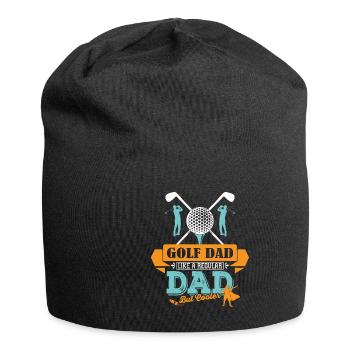Golf Vater Papa cooler - Jersey-Beanie - Schwarz - Vorne