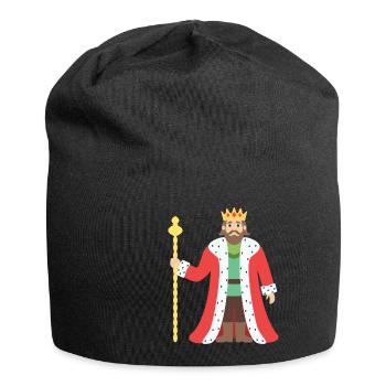 König - Jersey-Beanie - Schwarz - Vorne