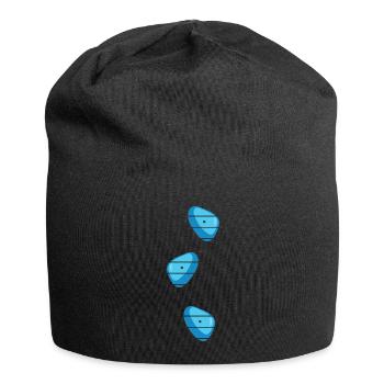 kletterwand bouldern freiklettern climbing - Jersey-Beanie - Schwarz - Vorne