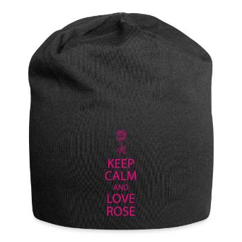Flower Flower Plant - Jersey Beanie - black - Front