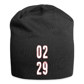Leap Year Birthday, February 29 - Jersey Beanie - black - Front