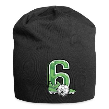 Football 6 years old - Jersey Beanie - black - Front