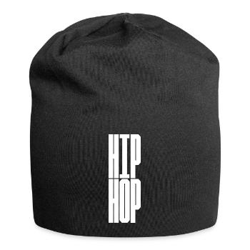 Design de musique Hip Hop audacieux - Bonnet en jersey - noir - Devant