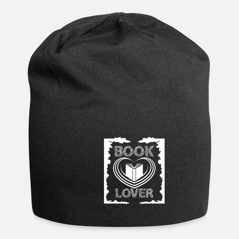 Buchliebhaber - Jersey-Beanie - Schwarz
