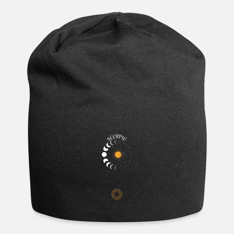 Scorpio - Astrology - Jersey-Beanie - Schwarz