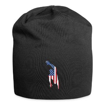 Swimming Swimmers Swimming Pool Swimming Instructors - Jersey Beanie - black - Front