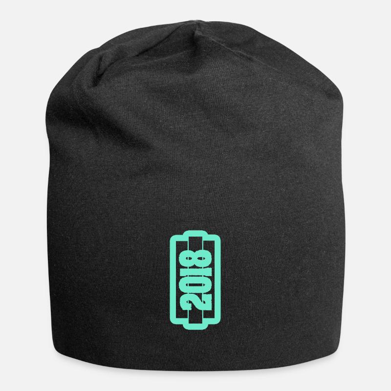 2018 - Jersey-Beanie - Schwarz