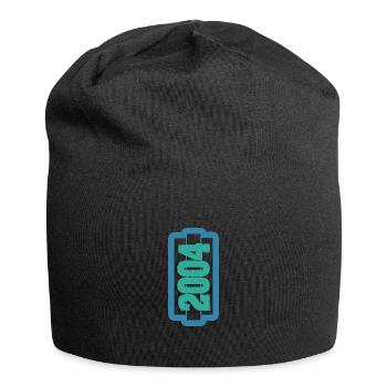Jahrgang 2004 - Jersey-Beanie - Schwarz - Vorne