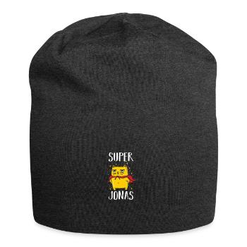 Jonas - Jersey-Beanie - Anthrazit - Vorne