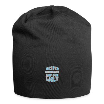 Gift for concrete worker - Jersey Beanie - black - Front