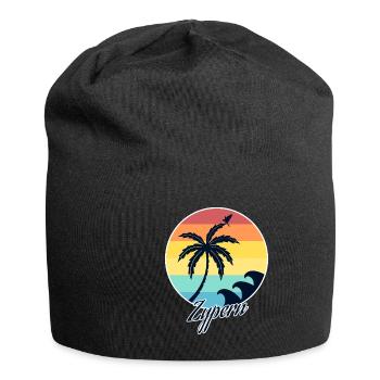 zypern - Jersey-Beanie - Schwarz - Vorne