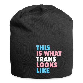 Pride This is what trans looks like - Bonnet en jersey - noir - Devant