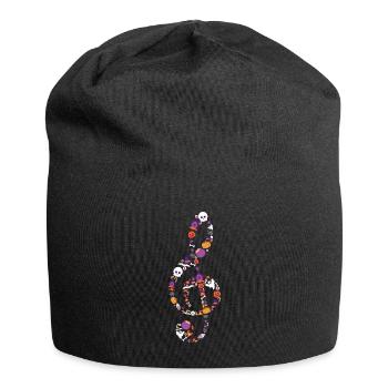 Halloween-Kostüm Party-Musiklehrer - Jersey-Beanie - Schwarz - Vorne