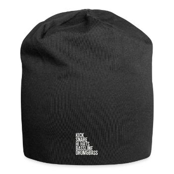 Kick+Snare+Hi Hats+Bassline=Drum&Bass - Jersey Beanie - black - Front