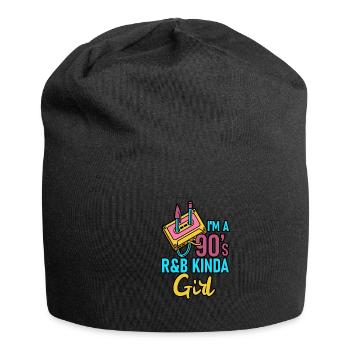 I'm a 90's R&b Kinda Girl - Jersey-Beanie - Schwarz - Vorne