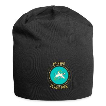 My First Plane Ride 33 - Jersey Beanie - black - Front