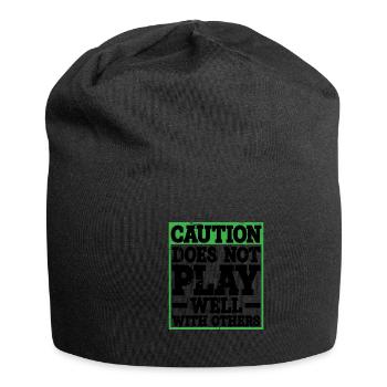 Caution, Does Not Play Well With Others 31 - Jersey-Beanie - Schwarz - Vorne