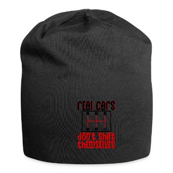 Real Cars Don't Shift Themselves 3 - Jersey-Beanie - Schwarz - Vorne