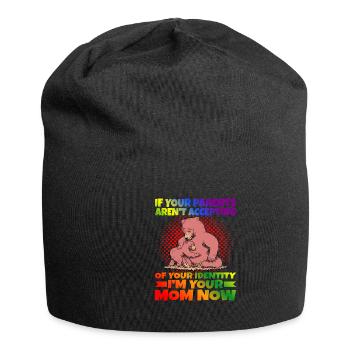 If Your Parents Aren't Accepting Of Your Identity1 - Jersey-Beanie - Schwarz - Vorne