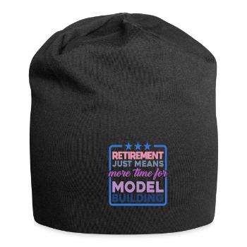 Retirement Means More Time For Model Building 2 - Jersey Beanie - black - Front
