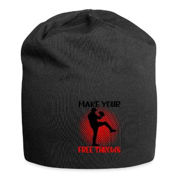 Make Your Free Throws 3 - Jersey-Beanie - Schwarz - Vorne