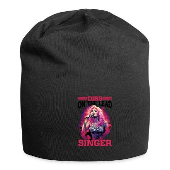 Dibs On The Lead Singer 6 - Jersey Beanie - black - Front