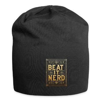 Beat it Nerd 13 - Jersey-Beanie - Schwarz - Vorne