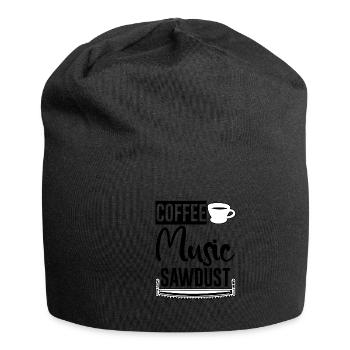 Coffee Music Sawdust 2 - Jersey Beanie - black - Front